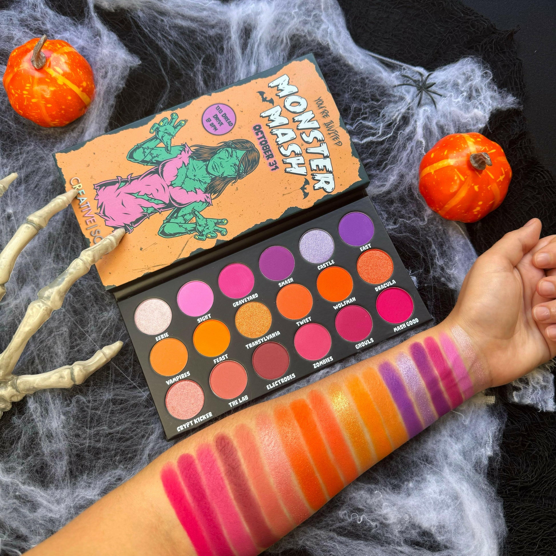 Monster Mash Eyeshadow Palette – Spooky Party Glam - Spirit Nest