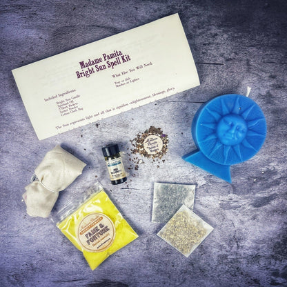 Bright Sun Candle Spell Kit - Success, Fame & Radiant Energy - Spirit Nest