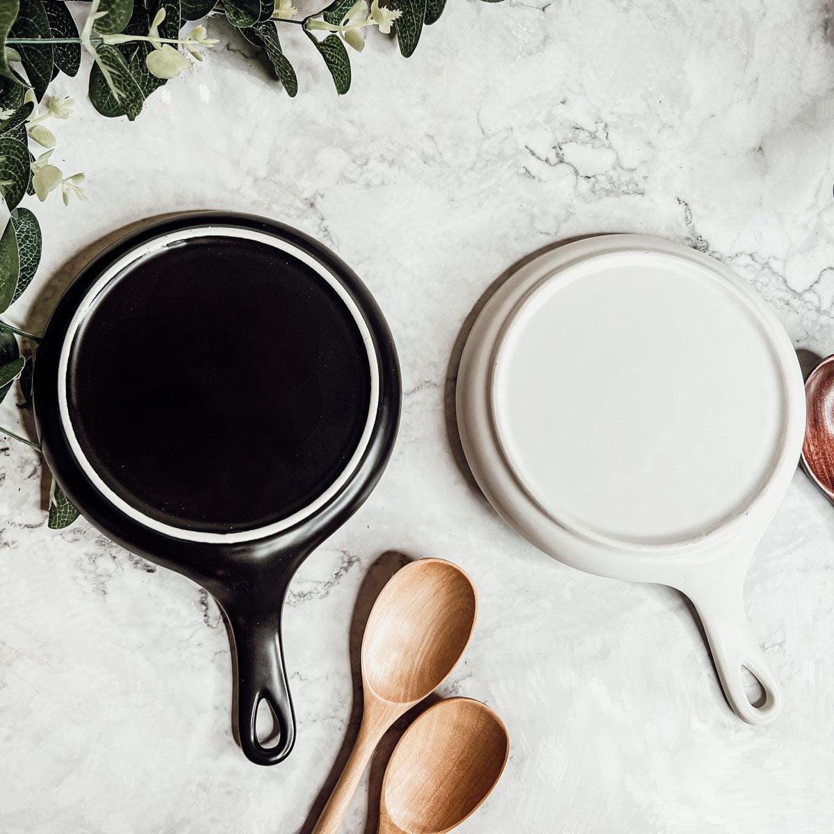 Recipes & Rules | Porcelain Spoon Rest with Wooden Spoon