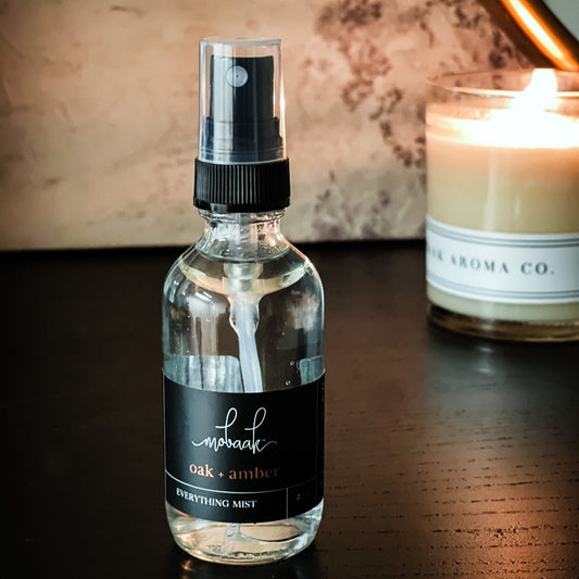 Oak + Amber Everything Mist – Coastal Wood Room & Body Spray