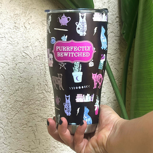 Purrfectly Bewitched  Curve Tumbler