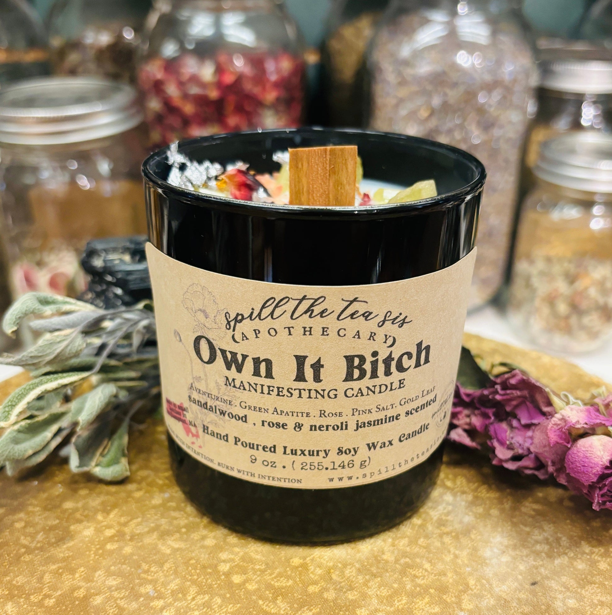 Own It Bitch Empowerment Candle - Confidence & Manifestation - Spirit Nest