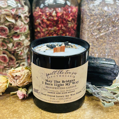 May The Bridges I Burn Light My Way Intention Candle | Endings, Release & Transformation - Spirit Nest