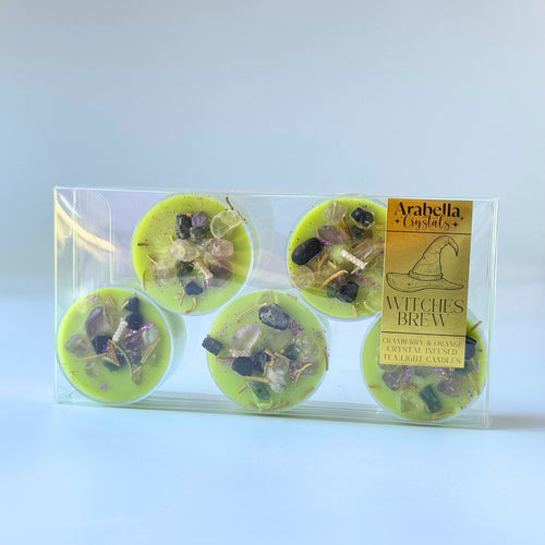 Witches Brew Tea Light Candle Set