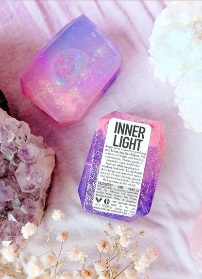 Inner Light Soap - Angel Aura Quartz Crystal Bar