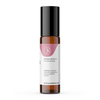 Jasmine & Rose Perfume Roller | Natural Floral Essential Oil Perfume