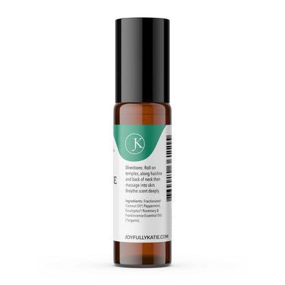 Migraine Relief Essential Oil Roller | Cooling Aromatherapy Roll-On