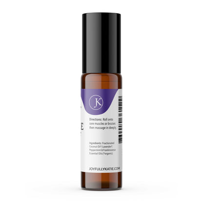 Muscle Relief Essential Oil Roller | Cooling Roll-On for Sore Muscles