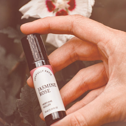 Jasmine & Rose Perfume Roller | Natural Floral Essential Oil Perfume