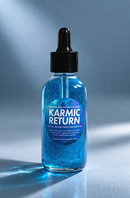 Karmic Return Ritual Body Oil – Protective Herbal Energy Elixir