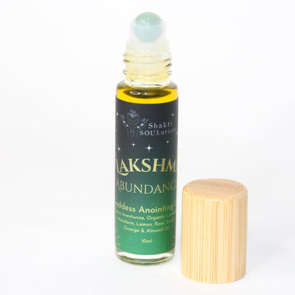 Lakshmi Goddess Green Aventurine Anointing Oil – Worthy & Nourished