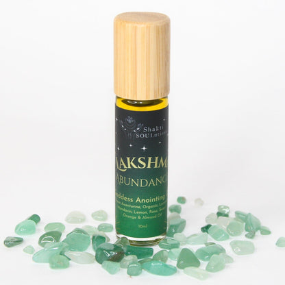 Lakshmi Goddess Green Aventurine Anointing Oil – Worthy & Nourished