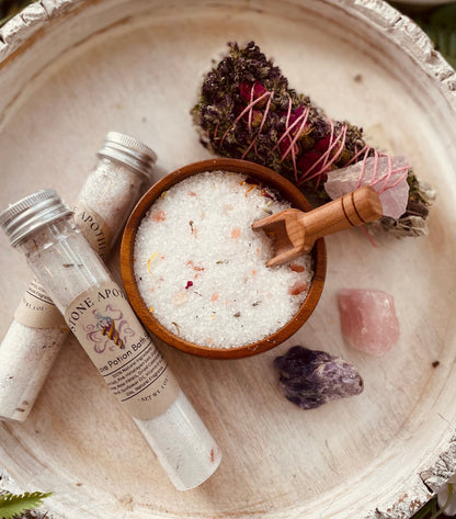 Love Potion Herbal Bath Salt Tube - Spirit Nest