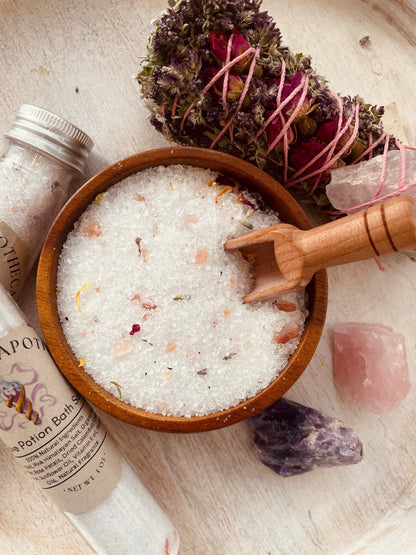 Love Potion Herbal Bath Salt Tube - Spirit Nest