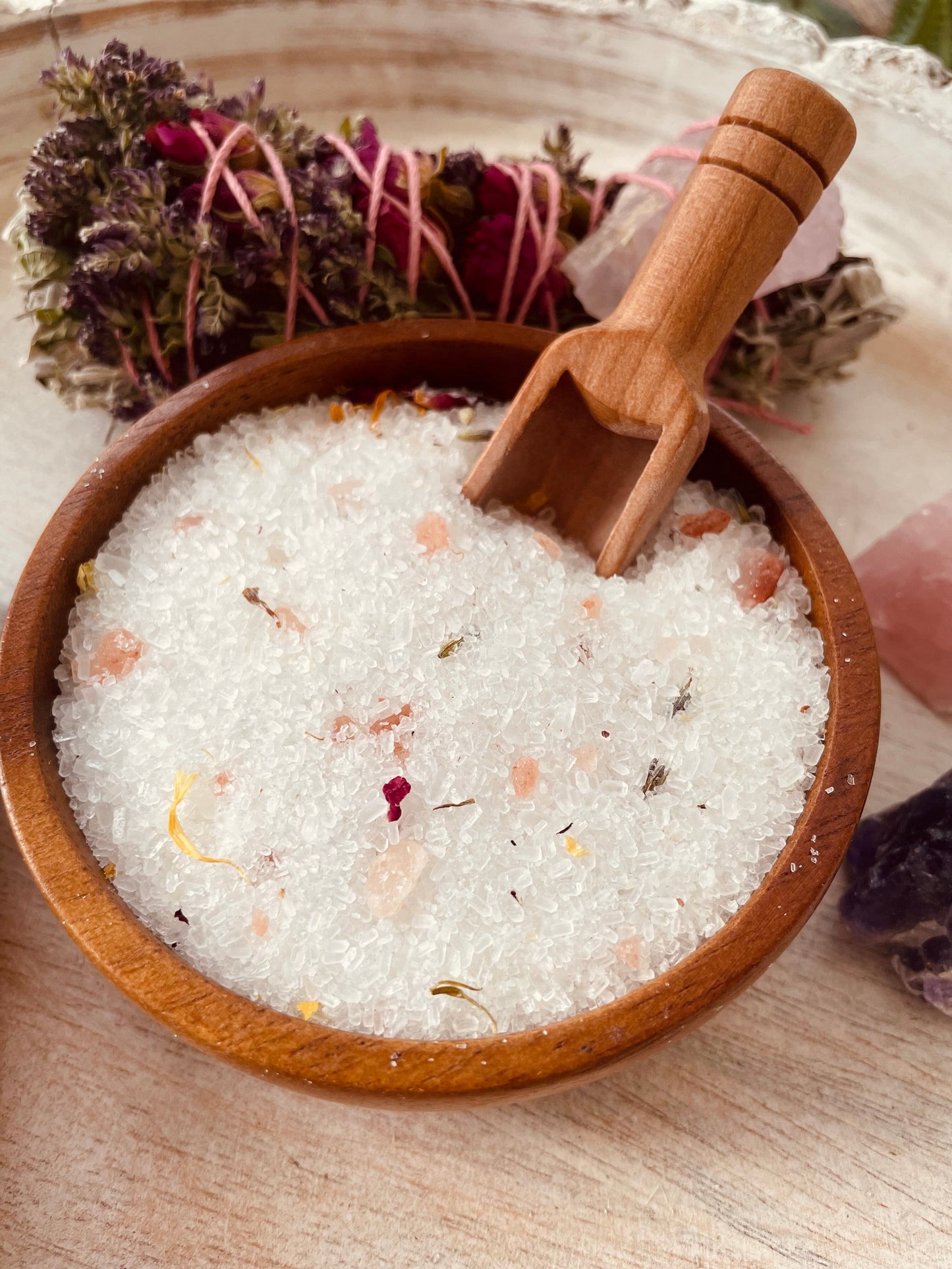 Love Potion Herbal Bath Salt Tube - Spirit Nest