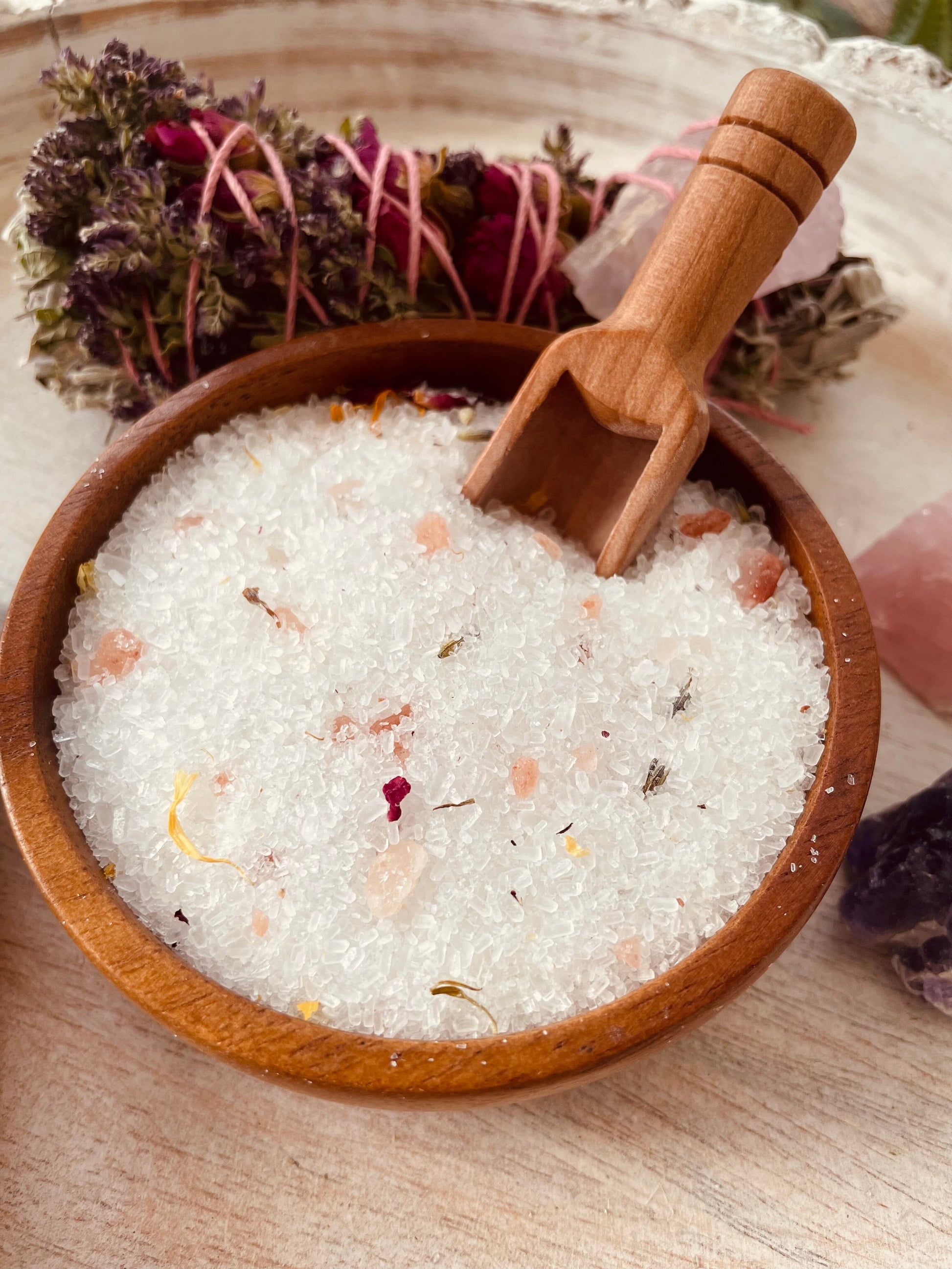 Love Potion Herbal Bath Salt Tube - Spirit Nest