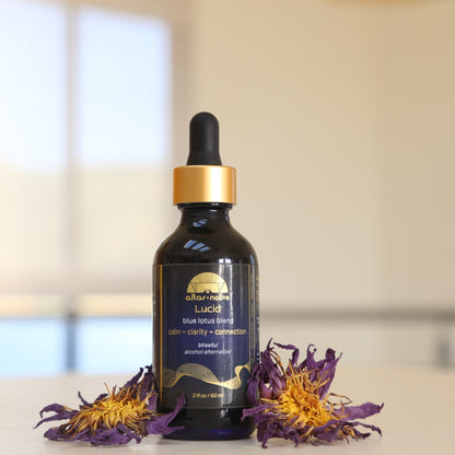 Lucid ✦ Blue Lotus Drops – Gentle Calm & Clarity - Spirit Nest