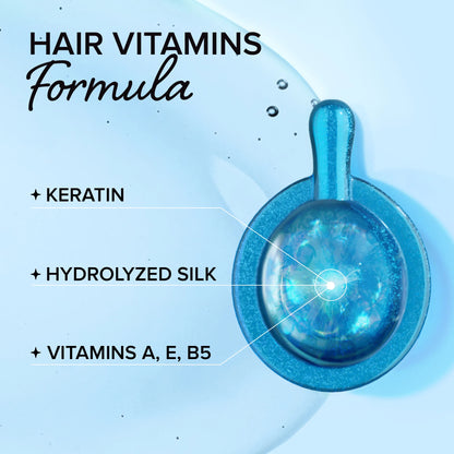 Oil Capsules for Frizzy Hair - Smooth, Shine & Repair Hair Serum