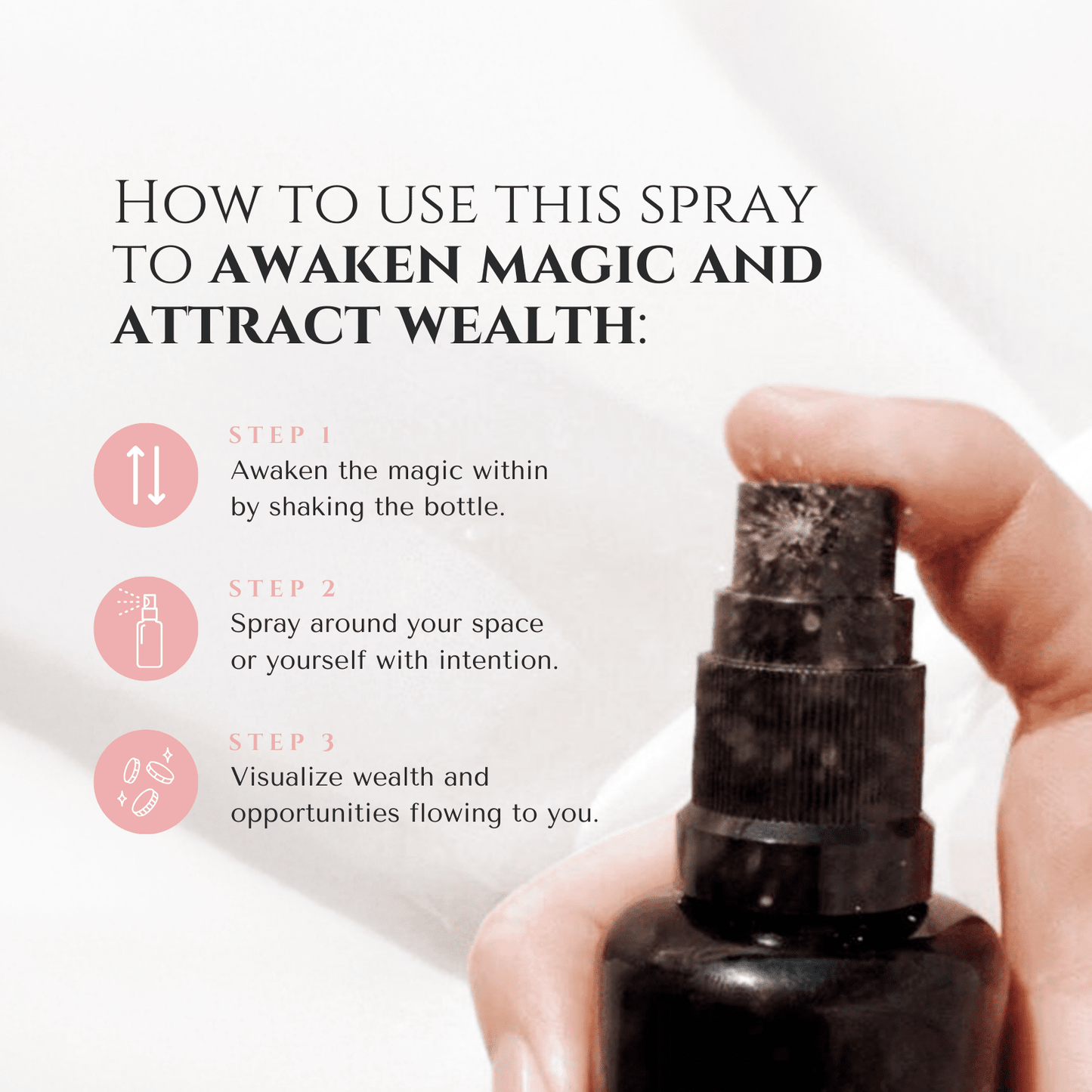 Money Magnet Smudge Spray – Abundance & Prosperity - Spirit Nest