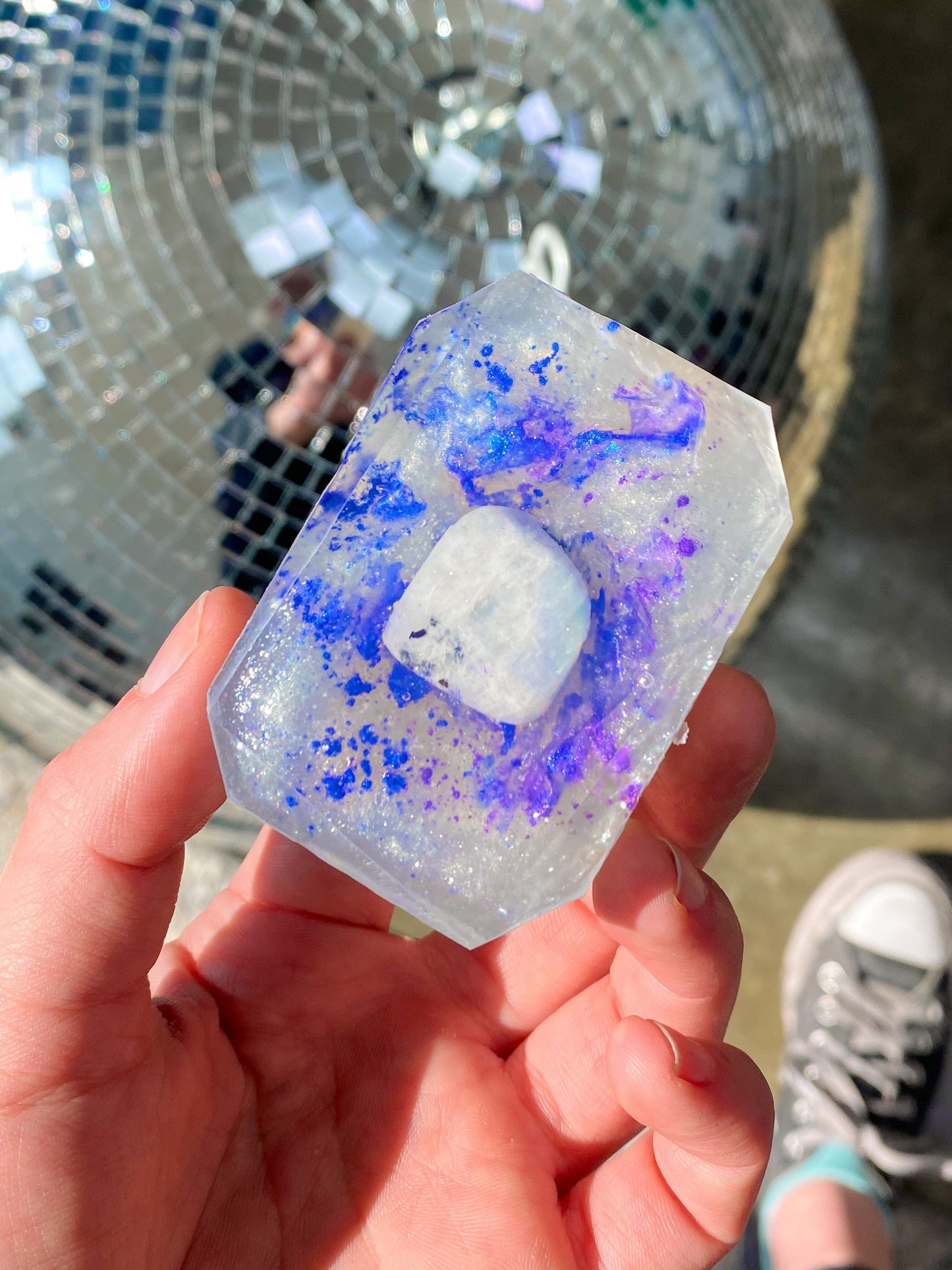 Moon Child Soap - Rainbow Moonstone Crystal Ritual Bar