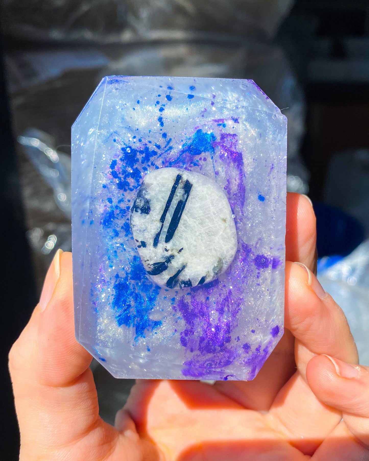 Moon Child Soap - Rainbow Moonstone Crystal Ritual Bar
