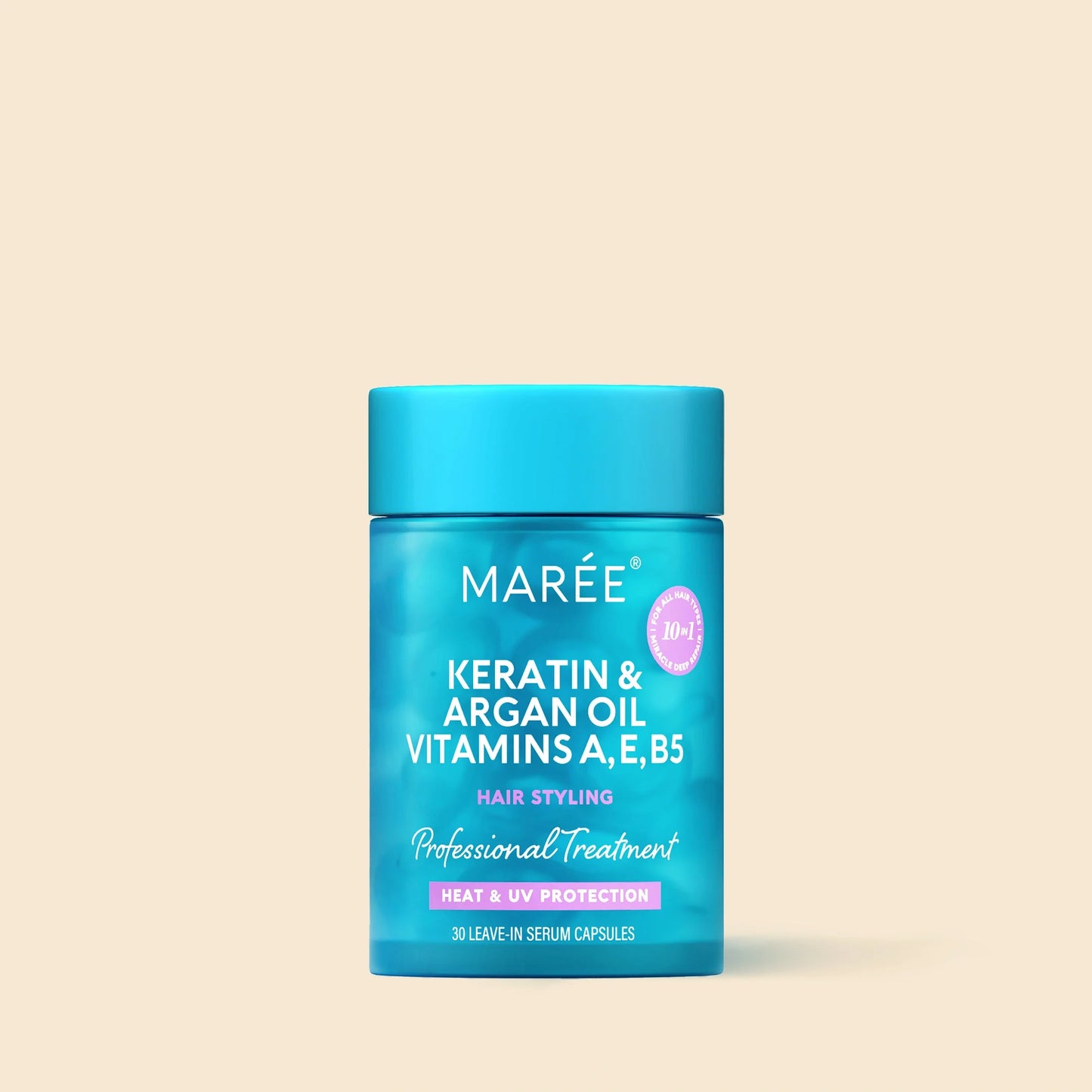 Oil Capsules for Frizzy Hair - Smooth, Shine & Repair Hair Serum