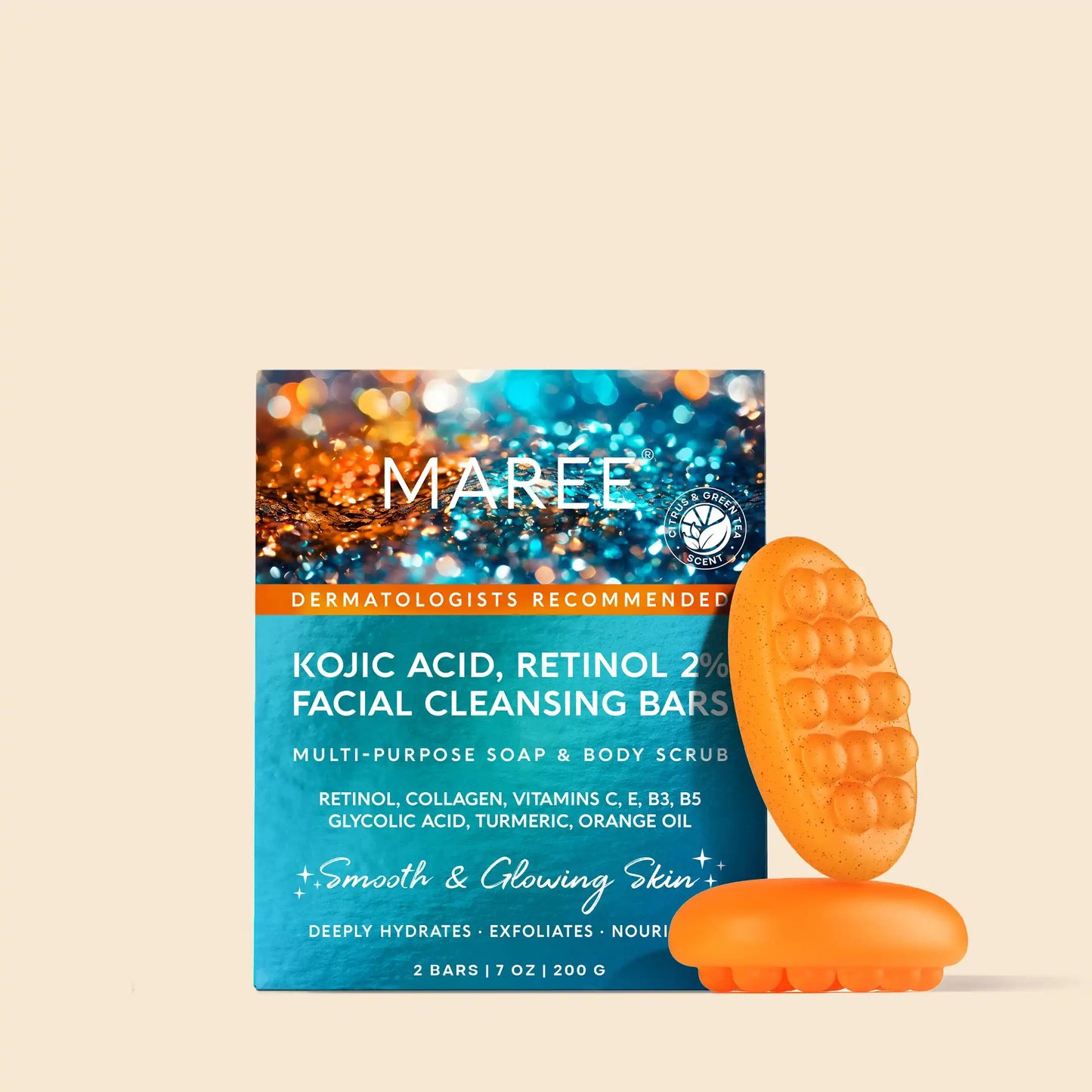 Turmeric Kojic Soap & Scrub - Brightening & Acne Clearing Bars