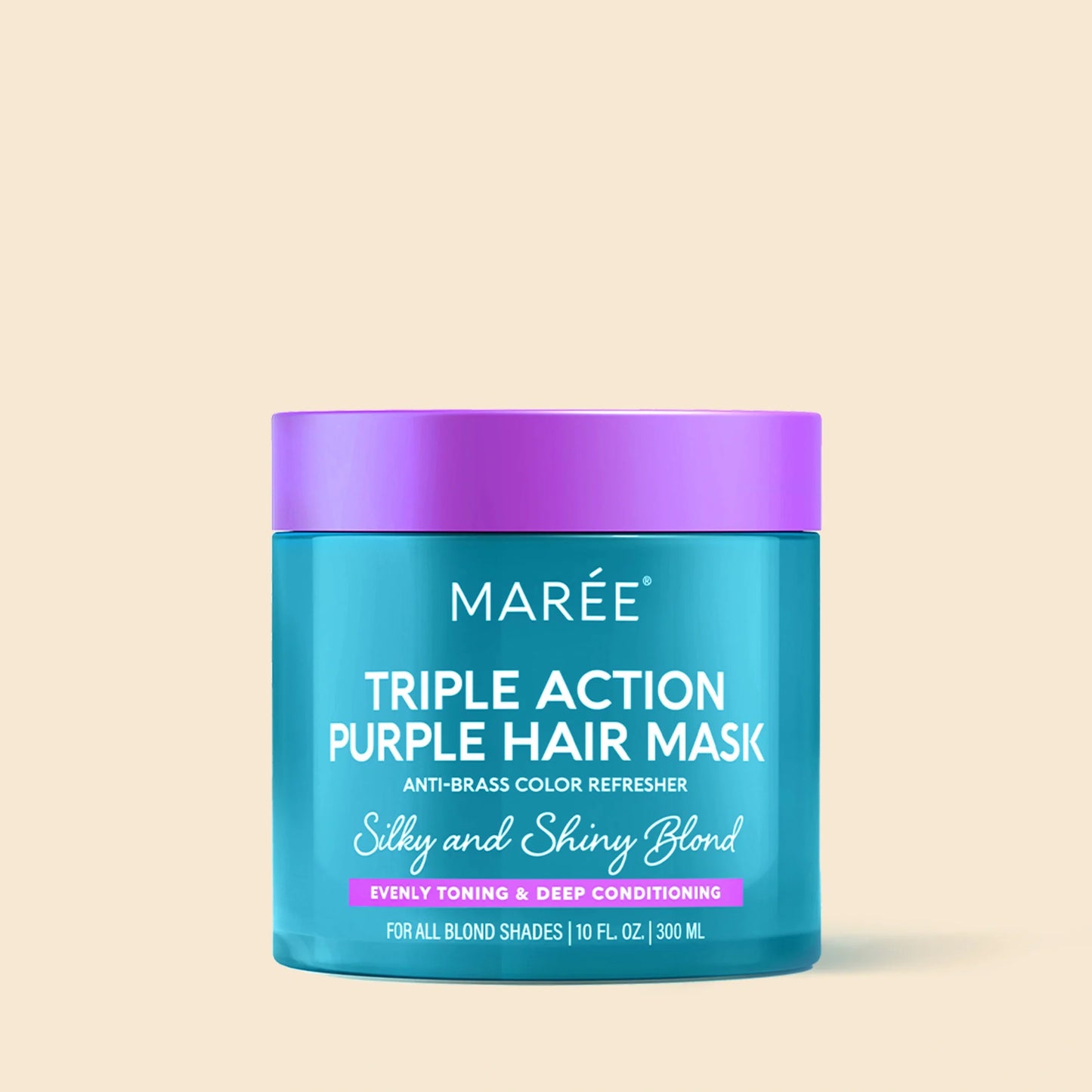 Purple Mask for Blonde Hair - Toning & Deep Conditioning Hair Mask