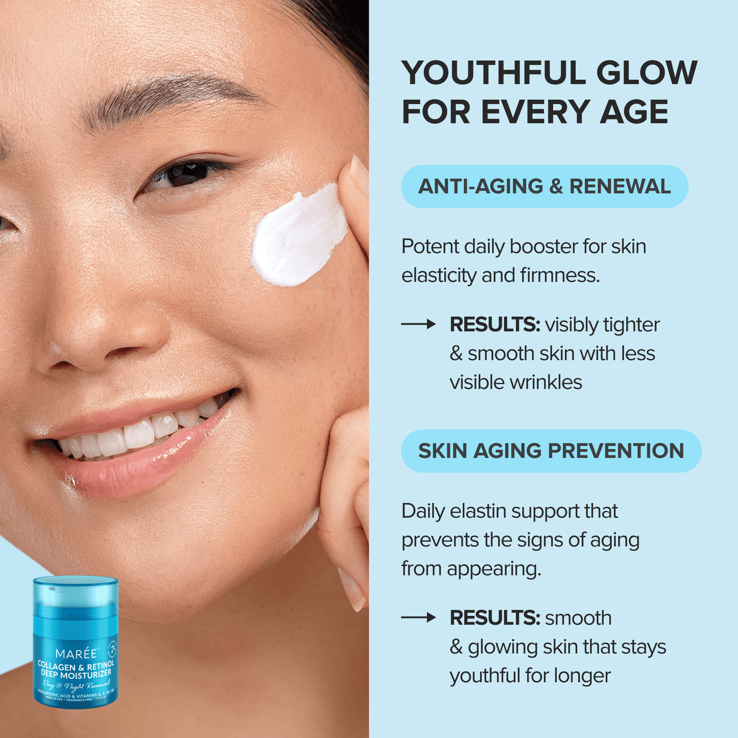 Collagen & Retinol Deep Moisturizer - Hydrating & Firming Face Cream