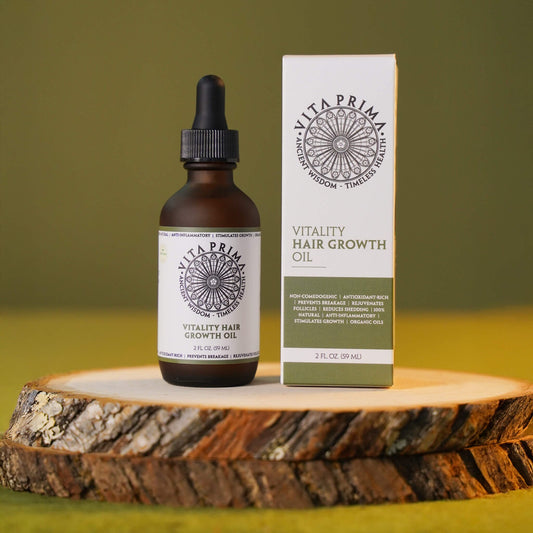 Vitality Hair Growth Oil – Organic Rosemary Scalp & Hair Elixir