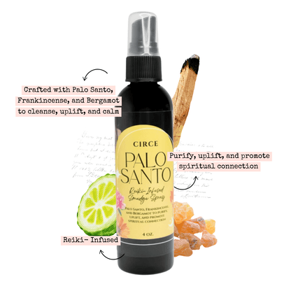 Palo Santo Spray – Smokeless Smudge & Energy Cleansing - Spirit Nest