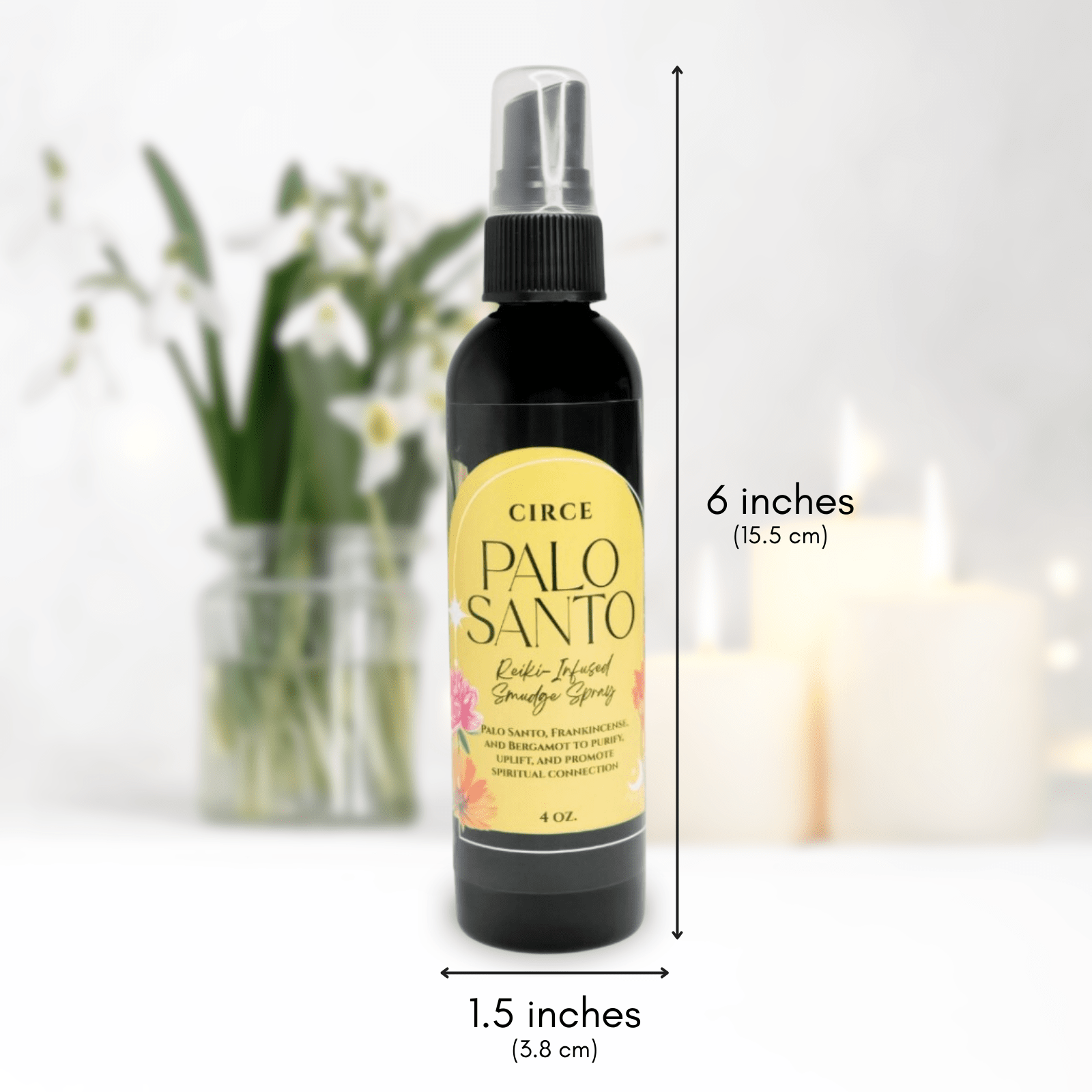 Palo Santo Spray – Smokeless Smudge & Energy Cleansing - Spirit Nest