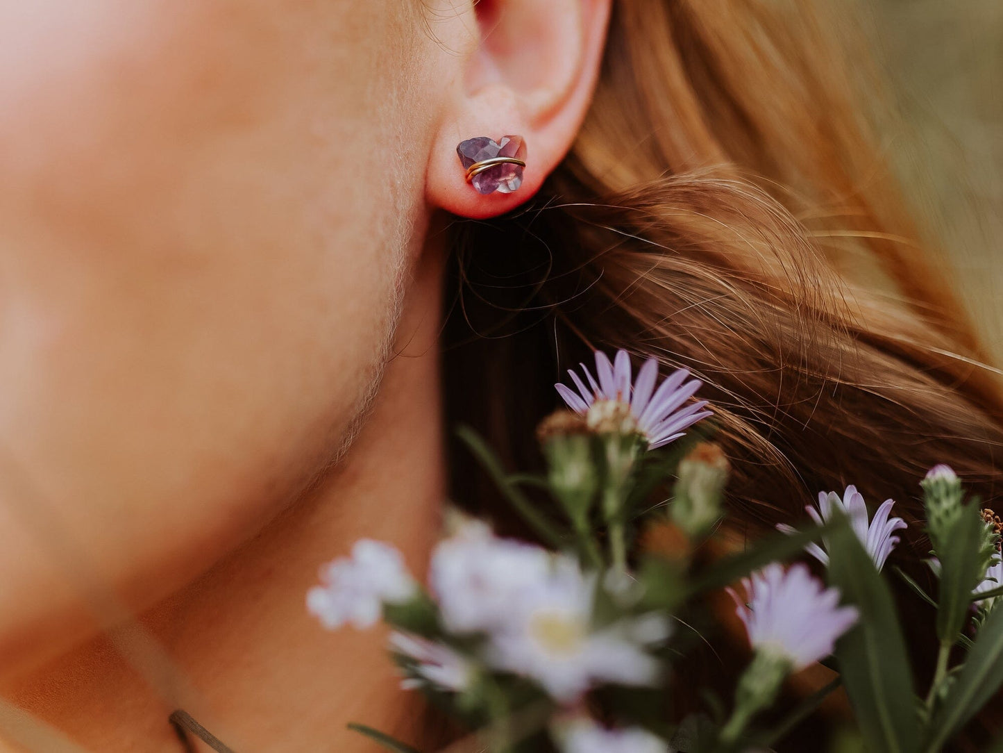 Papillon Stud Earrings | Fluorite Butterfly Studs