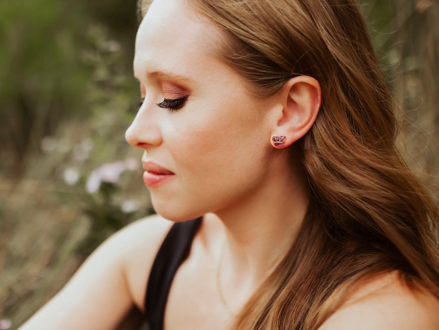 Papillon Stud Earrings | Fluorite Butterfly Studs