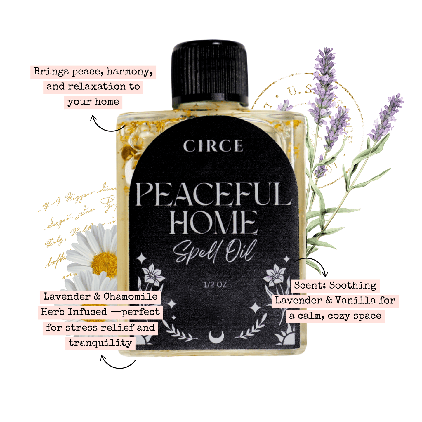 Peaceful Home Spell Oil – Harmony & Serenity