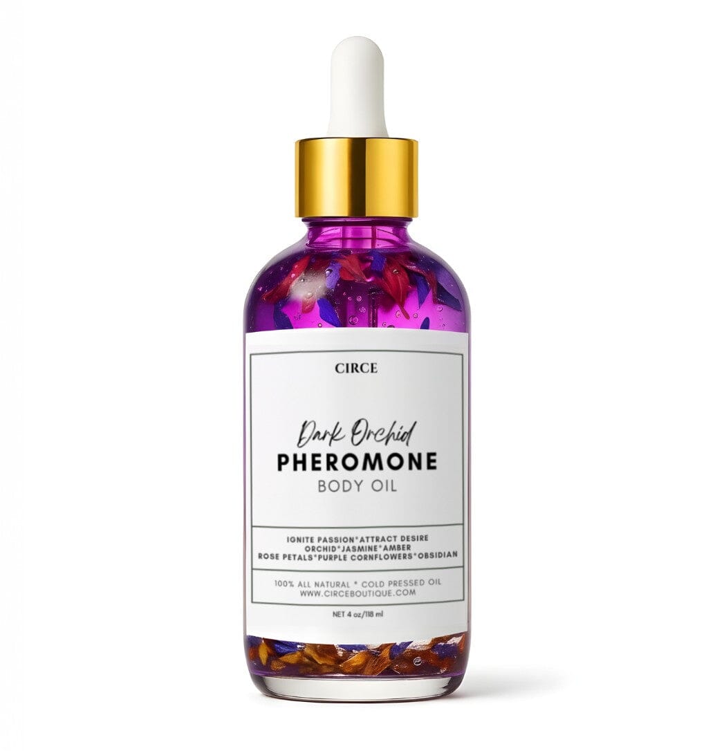 Dark Orchid Pheromone Body Oil – Magnetic Floral Amber Ritual Oil