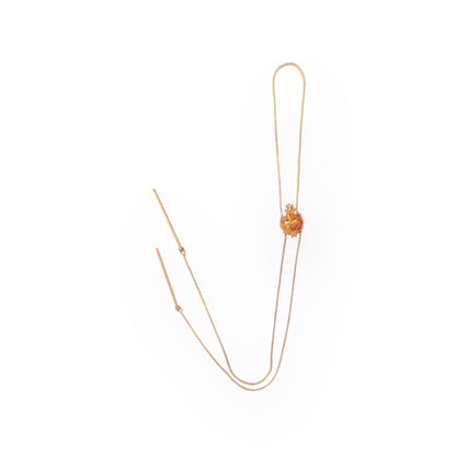 Sacred Heart Bolo Necklace | 14K Gold Plated Adjustable Necklace