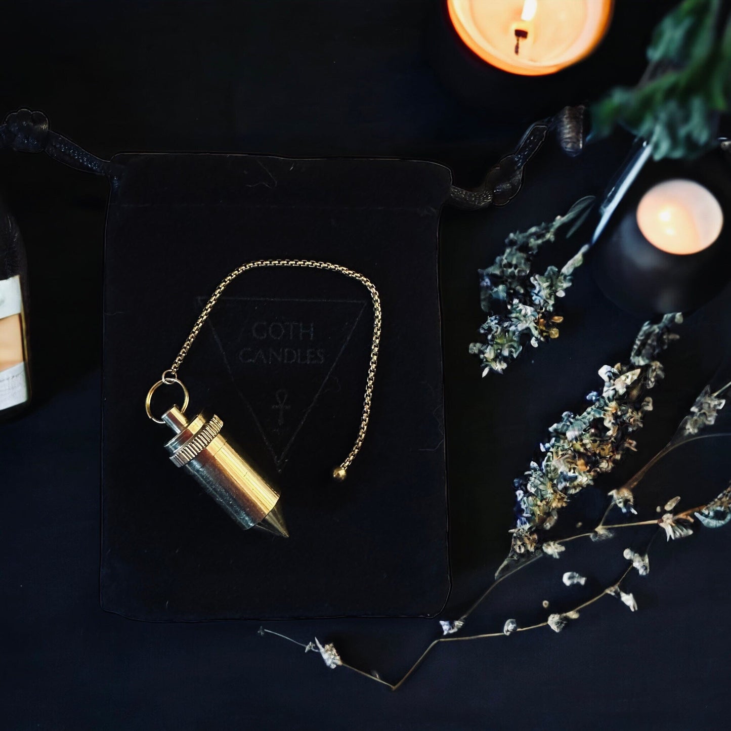 Heavy Brass Pendulum | Divination & Spiritual Guidance Tool