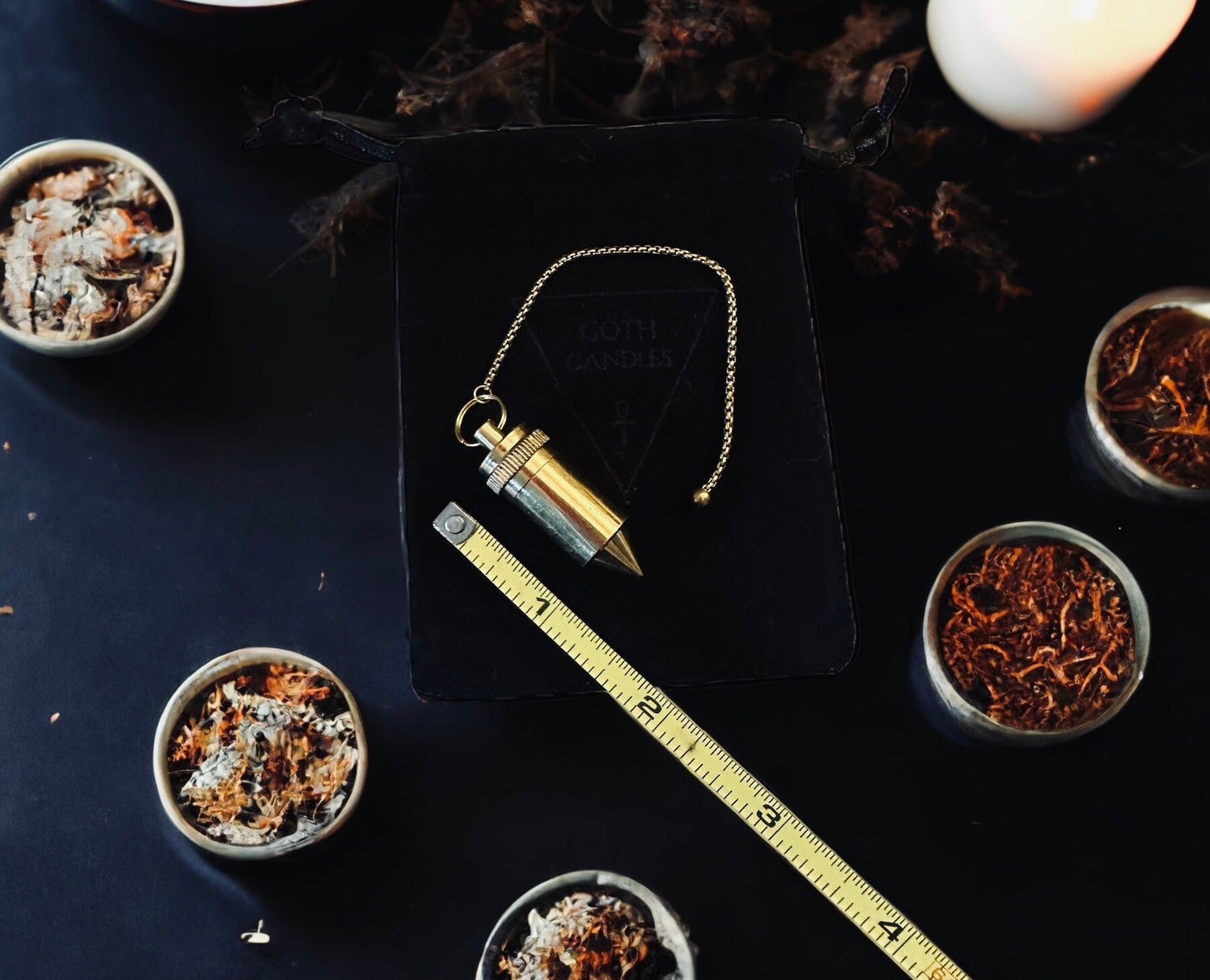 Heavy Brass Pendulum | Divination & Spiritual Guidance Tool