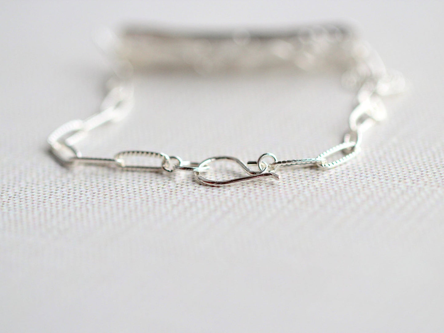 Poppy Bracelet | Etched Floral Stacking Bracelet