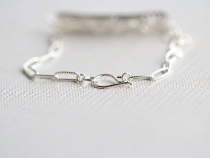 Poppy Bracelet | Etched Floral Stacking Bracelet
