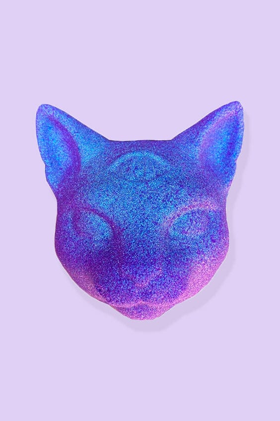 Psychic Protector Bath Bomb - Amethyst Crystal Ritual Soak