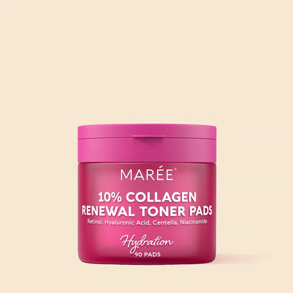 Collagen & Retinol Toner Pads - Hydrating & Smoothing Facial Pads