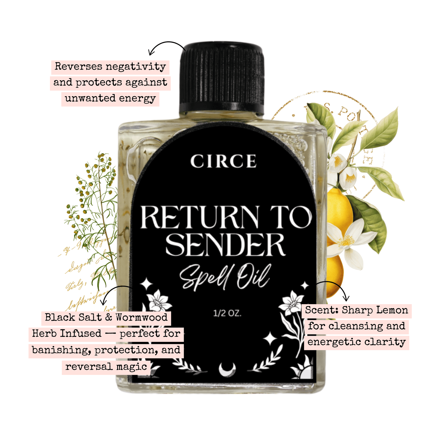 Return To Sender Spell Oil – Reversal & Protection - Spirit Nest