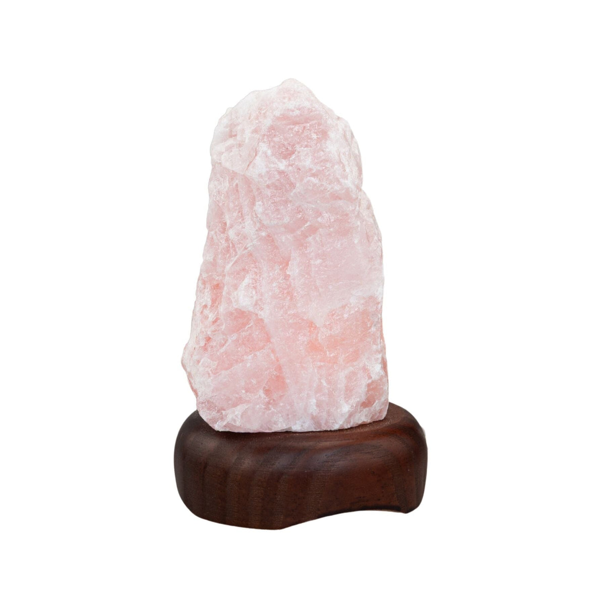 Rough Rose Quartz Lamp | Pink Crystal Light