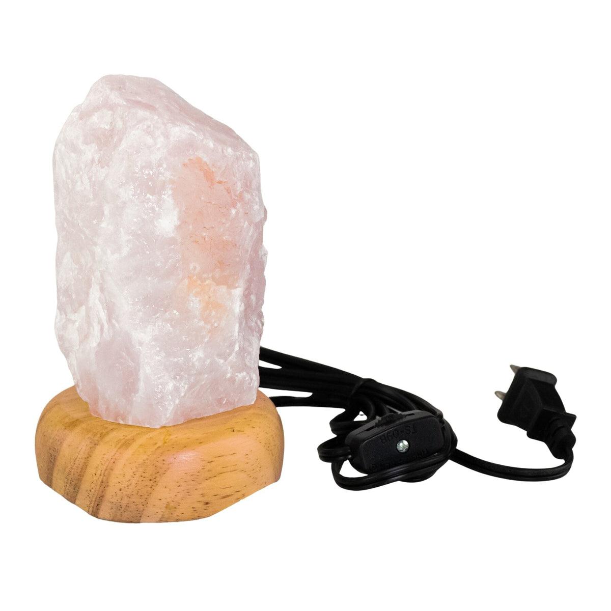 Rough Rose Quartz Lamp | Pink Crystal Light