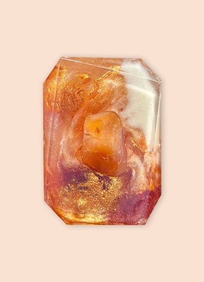 Radiate Warmth Sacral Chakra Soap – Carnelian Energy Ritual Soap
