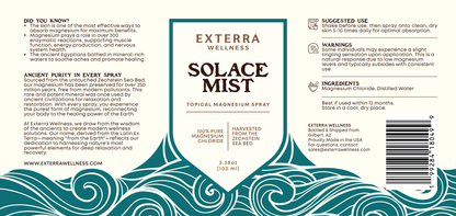 Solace Mist – Magnesium Spray for Daily Wellness