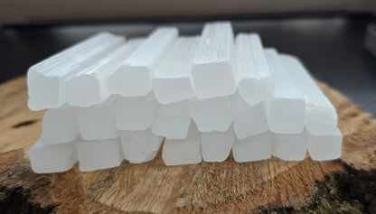 Natural 3" Selenite Wands | Bulk 1 lb Crystal Wands