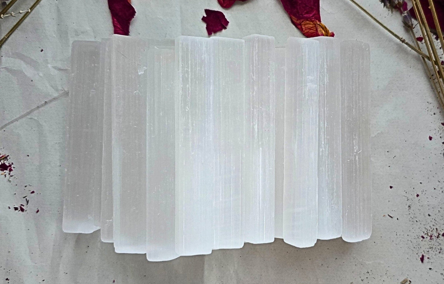 Natural 3" Selenite Wands | Bulk 1 lb Crystal Wands